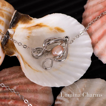 Lumina Charms - Valódi igazgyöngy nyaklánc - Szerelmünk Gyöngye