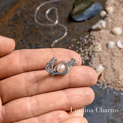 Lumina Charms - Valódi igazgyöngy nyaklánc - Szerelmünk Gyöngye